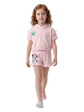 toddler girl Disney Pink Minnie Junior shorts Set